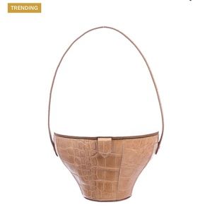 Staud ‘Alice’ embossed bucket bag